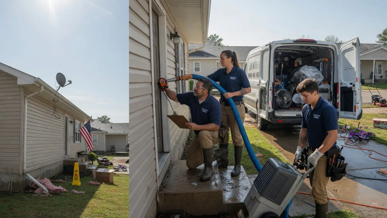 Ceiling Water Damage Restoration in Linden, TX near me